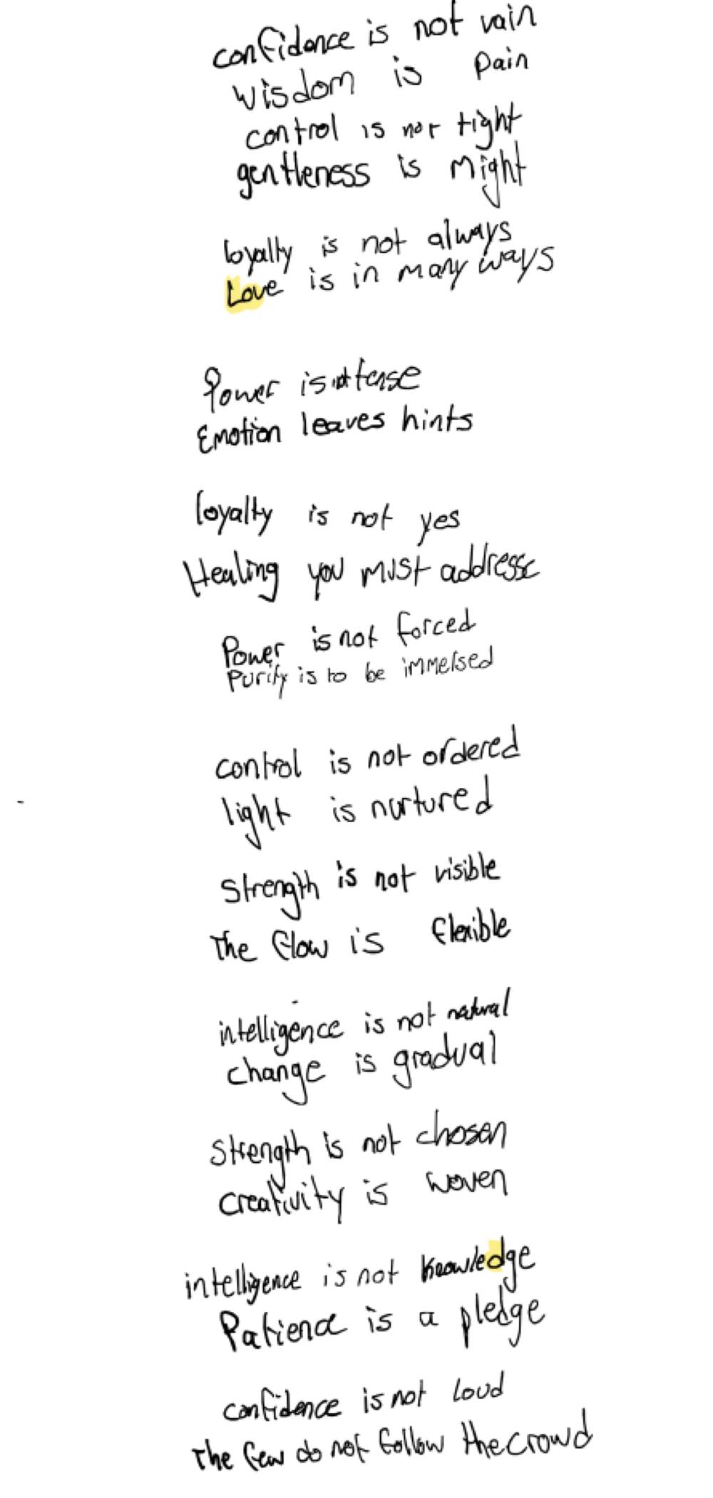 confidence is not vain — the page