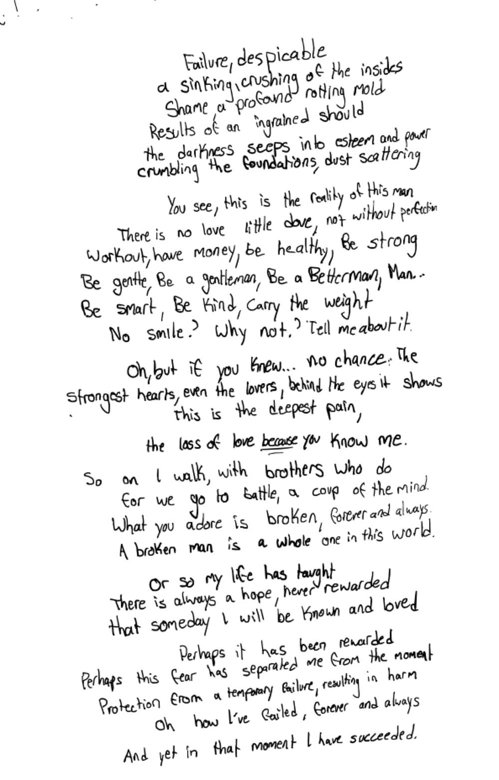 Failure, despicable — the page