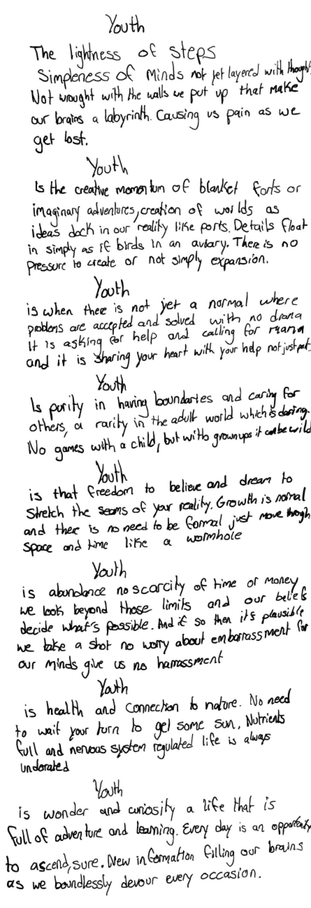 Youth — the page