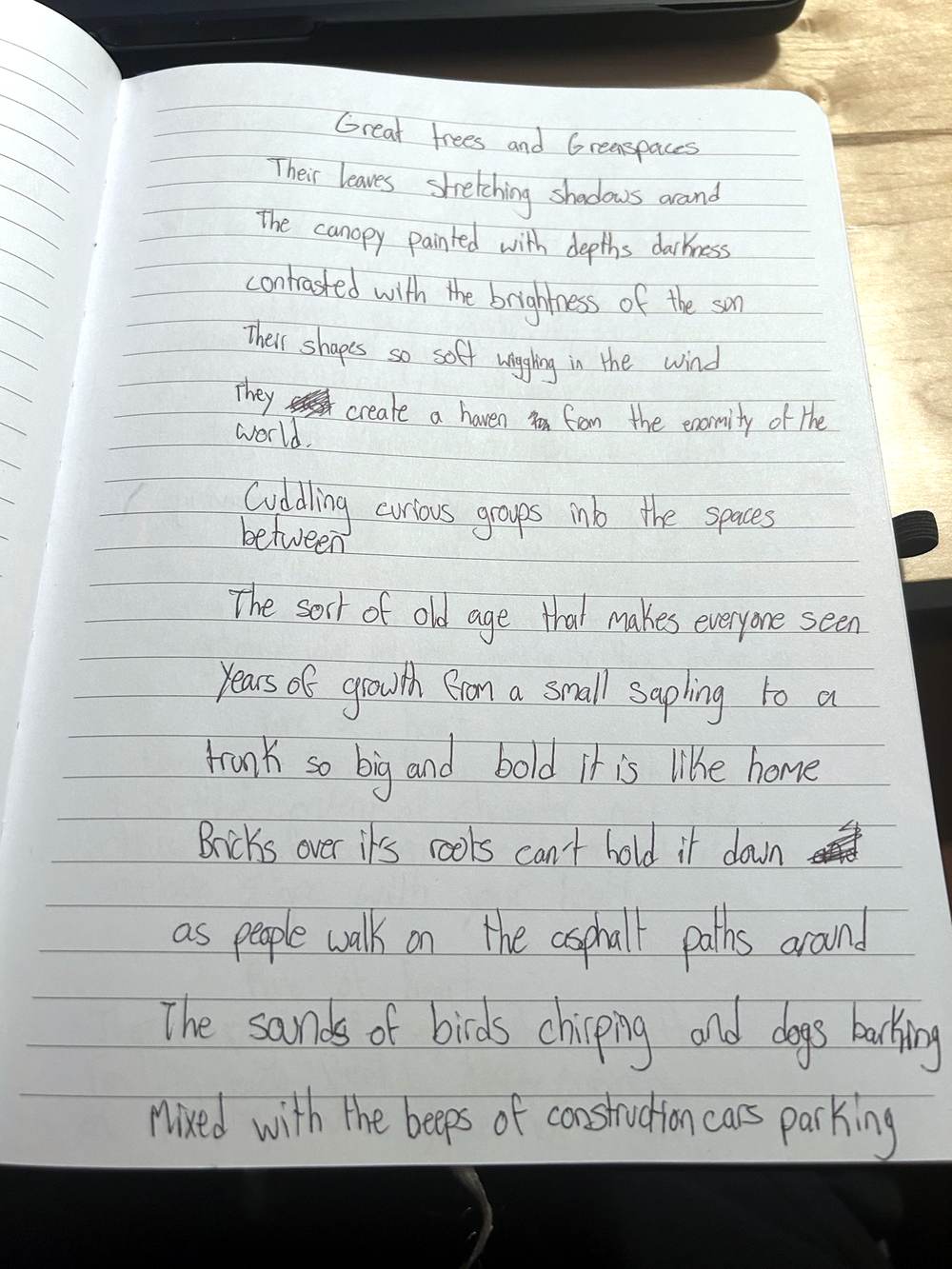 Great trees and Greenspaces — the page